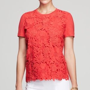 TORY BURCH Lace Katama Tee